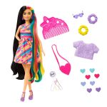 Mattel - Barbie Totally Hair Papusa Barbie Bruneta - imagine 5