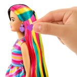Mattel - Barbie Totally Hair Papusa Barbie Bruneta - imagine 6