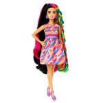 Mattel - Barbie Totally Hair Papusa Barbie Bruneta - imagine 9