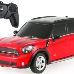 Rastar - Masina Cu Telecomanda Mini Cooper S Countryman Rosu Cu Scara 1 La 24