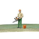Bruder - Figurina Muncitor Forestier Cu Accesorii - imagine 2