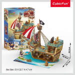 Cubic Fun - Puzzle 3D Nava Comorilor 157 Piese - imagine 3