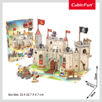 Cubic Fun - Puzzle 3D Castelul Piratilor 183 Piese - imagine 3