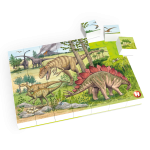 Hubelino - PUZZLE - LUMEA DINOZAURILOR (35 PIESE)