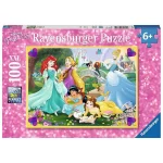Puzzle Printesele Disney In Gradina, 100 Piese - imagine 2