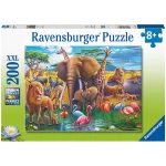 Puzzle Animale Din Africa, 200 Piese - imagine 2