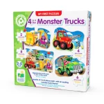 Set Primele Mele 4 Puzzle-Uri Monster Truck - imagine 2