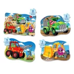 Set Primele Mele 4 Puzzle-Uri Monster Truck