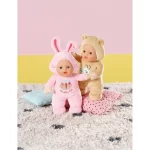Baby Born - Bebelus 18 Cm Cu Hainute Roz Sau Maro - imagine 5