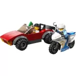 LEGO - Lego City Politist Pe Motocicleta In Urmarirea Unei Masini 60392