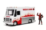 Simba - Jada Marvel Set Camionul De Mancare Scara 1:24 Si Figurina Metalica Deadpool - imagine 2