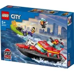 LEGO - Lego City Barca De Salvare A Pompierilor 60373 - imagine 4