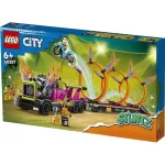 LEGO - Lego City Camion De Cascadorie Si Provocarea Cercurilor De Foc 60357 - imagine 4