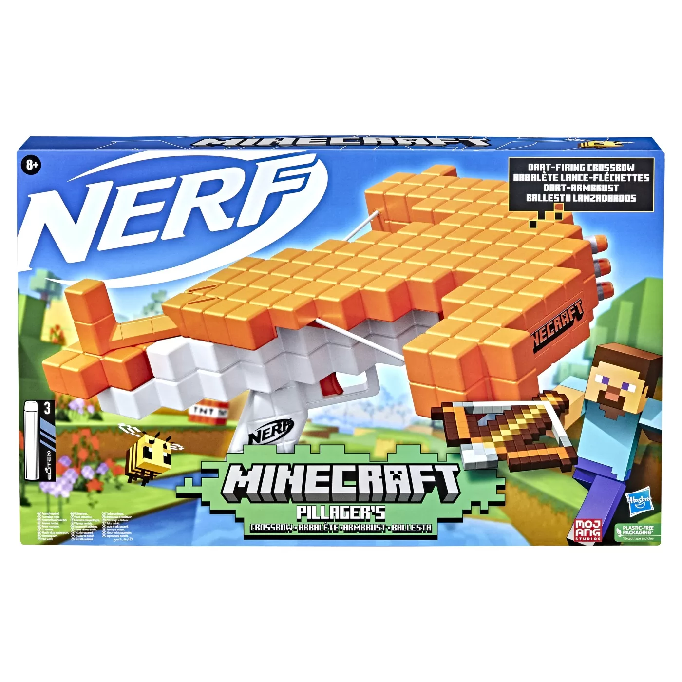 Nerf Blaster Minecraft Pillagers Crossbow Jucarii copii toys