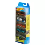 Mattel - Set 5 Masini Hot Wheels Circle Track - imagine 2