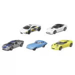 Mattel - Matchbox Set 5 Masinute Metalice Mbx Exotic Scara 1:64 - imagine 2