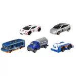 Mattel - Matchbox Set 5 Masinute Metalice Mbx Airport Scara 1:64 - imagine 2