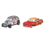 Mattel - Cars3 Set 2 Masinute Metalice Caleb Worley Si Jet Robinson - imagine 2