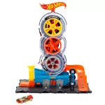 Mattel - Hot Wheel City Vulcanizarea Super Twist - imagine 2