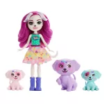 Mattel - Enchantimals City Tails Main Street Familia Dessei Dalmatian - imagine 2