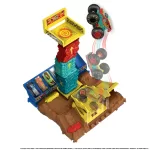 Mattel - Hot Wheels Monster Truck Arena Smashers Provocarea Saritura Cu Masina - imagine 2