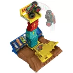 Mattel - Hot Wheels Monster Truck Arena Smashers Provocarea Saritura Cu Masina - imagine 3