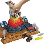 Mattel - Hot Wheels Monster Trucks Arena Smashers Bone Shaker Arena Ultimate Crush - imagine 3