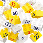 Hubelino - Joc Piramida numerelor - Prof.Kortenkamp's Hubelino (230 piese) - imagine 3