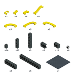 Hubelino - Jucarie Marble Run Pi set M Hubelino (99 piese) - imagine 2