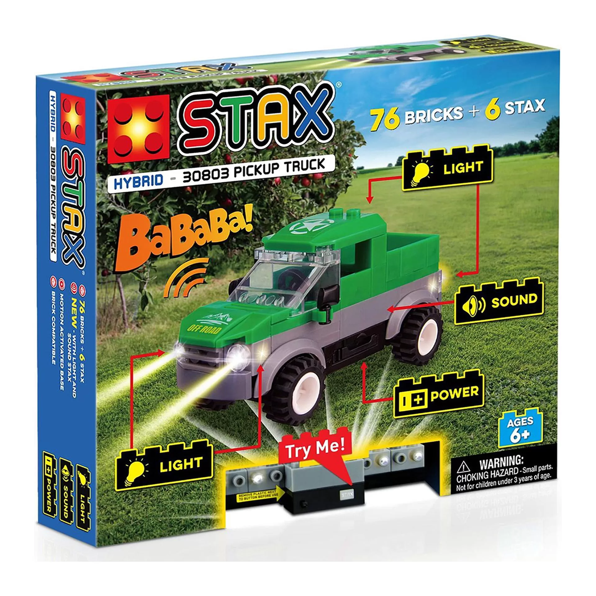 Open Brick Source - Jucarie - Seturi de constructie cu lumini si sunete Stax - Camion jucarii