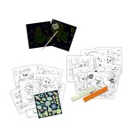 Ses Creative - Carte de colorat Glow-in-the-dark 3 in 1 - imagine 2