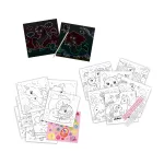 Ses Creative - Carte de colorat Unicorn cu sclipici 3 in 1 - imagine 2