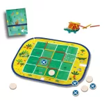 Ses Creative - Joc de calatorie - Wrap & Go - Patru la rand - Buline si cutii - Pachet croco - imagine 2