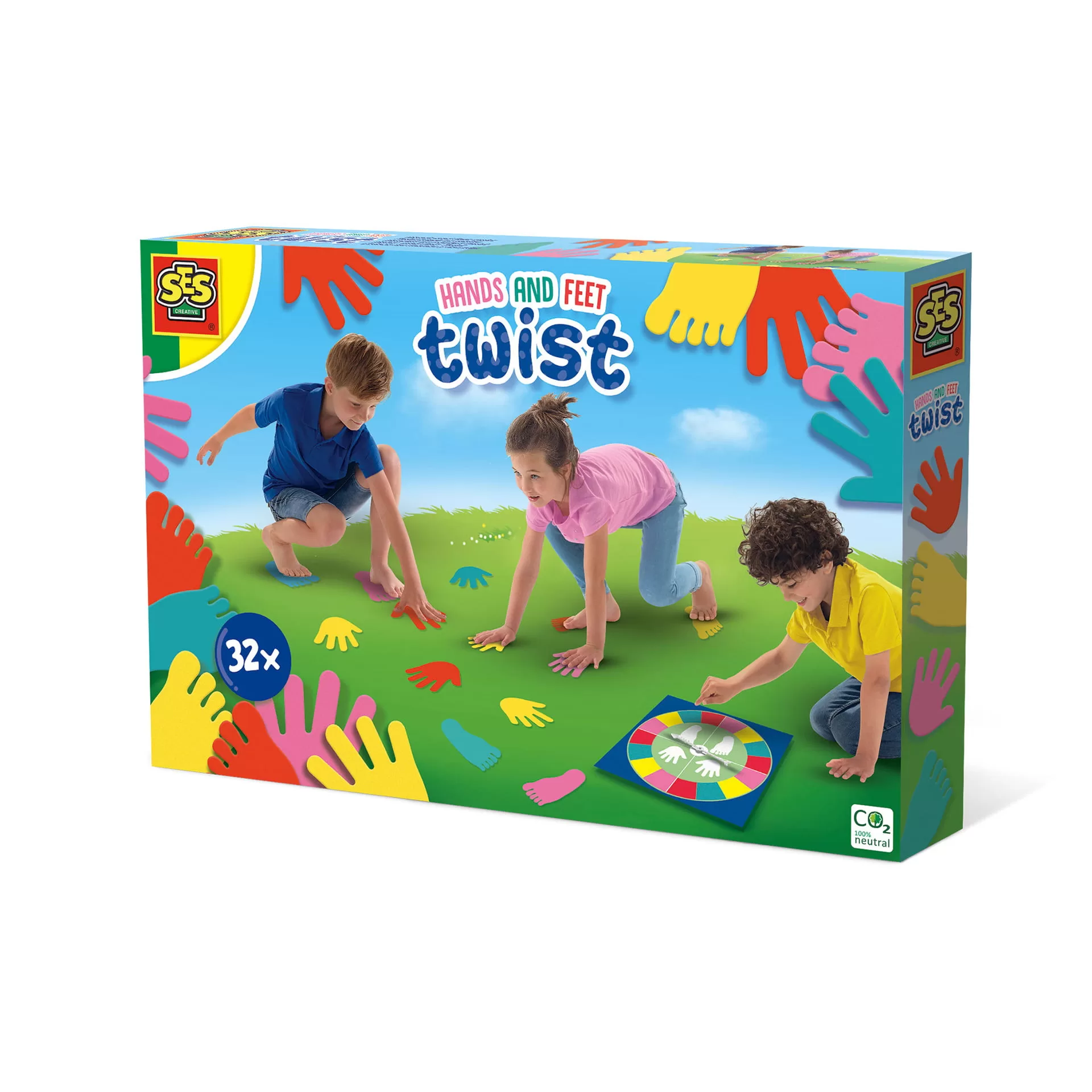 Ses Creative - Joc de petrecere - Twist cu maini si picioare jucarii