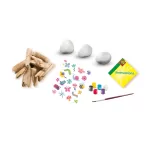 Ses Creative - Set creativ - Decoreaza pietre si lemn cu tematica din natura - imagine 3