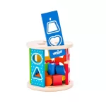 Woodyland - Jucarie din lemn - Sortator de forme rulant - imagine 3