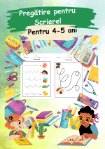 Fișe de lucru pregătire pentru scris - vârsta 4-6 ani Format PDF