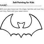 Halloween Salt Painting Sheets: A Magical Activity for Kids, 3 years old
