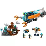 Lego City - Submarin De Explorare La Mare Adancime 60379 - imagine 2