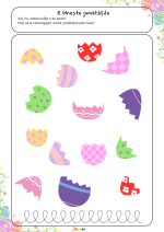 Fișe de Paște gratuite pentru copii 3-5 ani (PDF A4 printabil) – activități educative - imagine 2